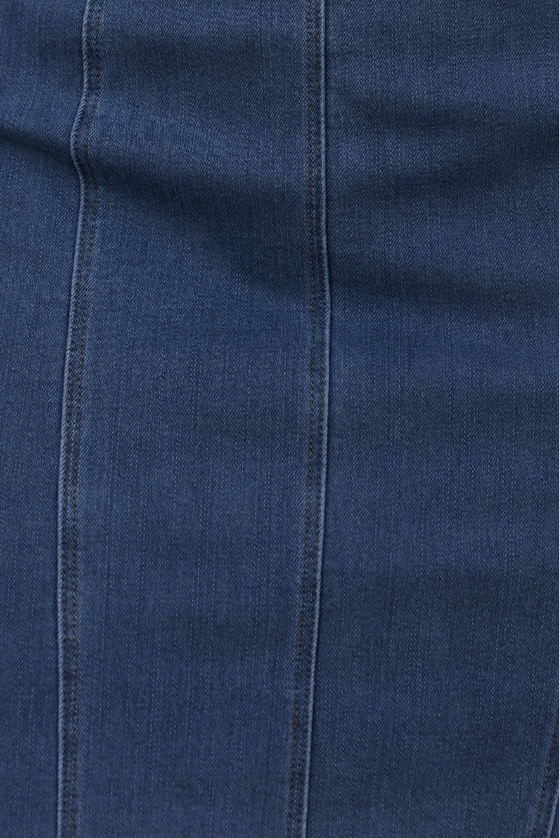 Lawsie Denim Midi Dress - Image 6