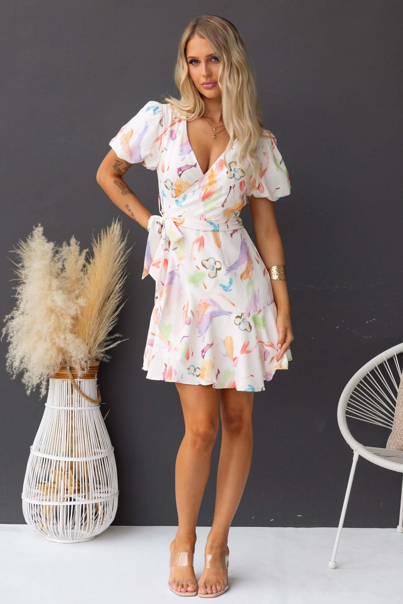 Leda Wrap Dress - Image 2