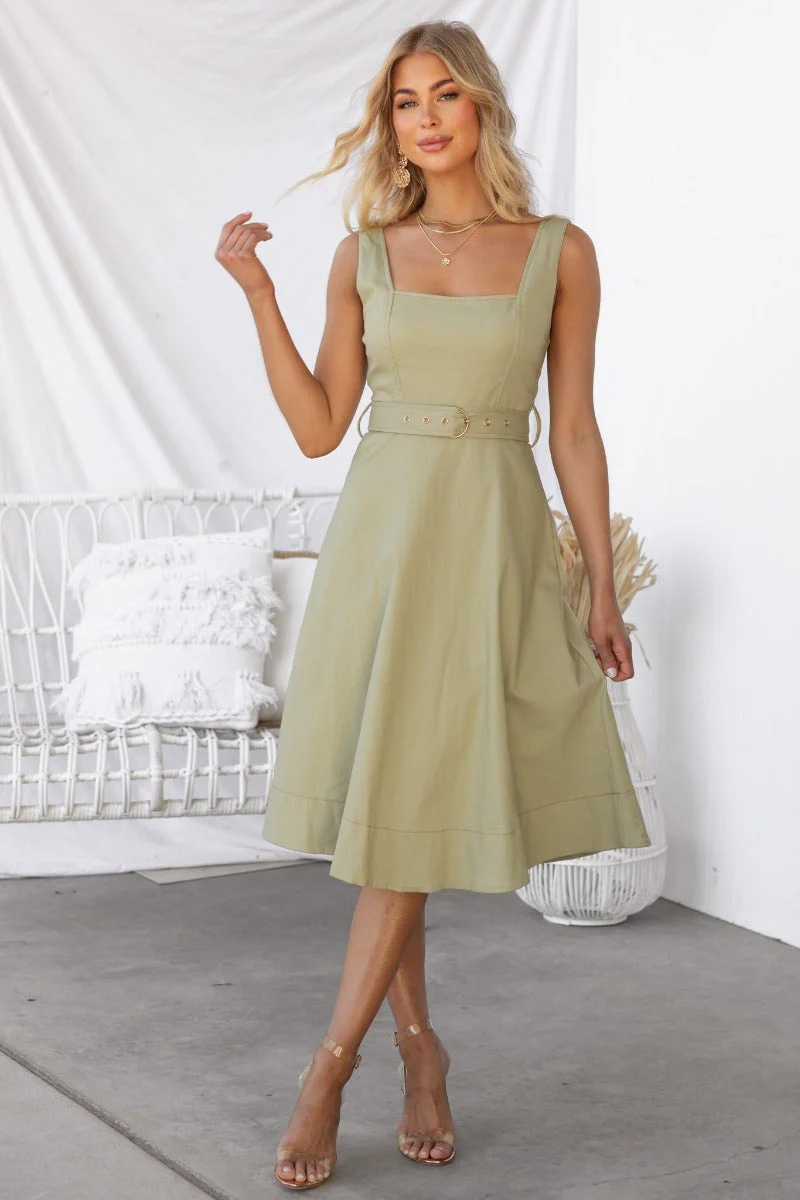 Leo Midi Denim Dress
