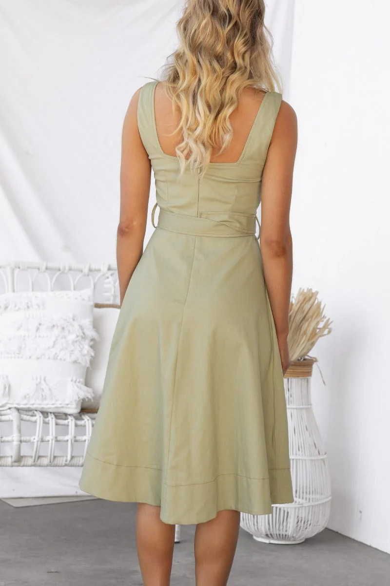 Leo Midi Denim Dress - Image 6