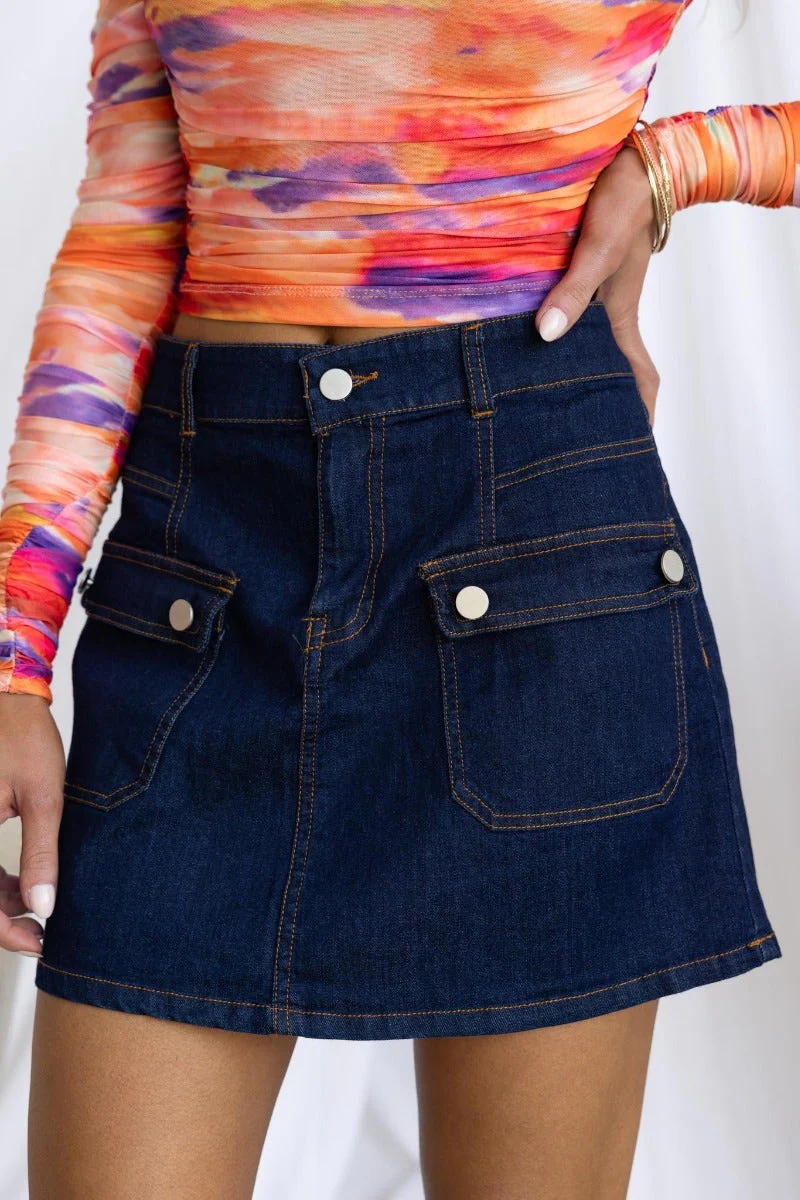 Lewis Denim Skirt