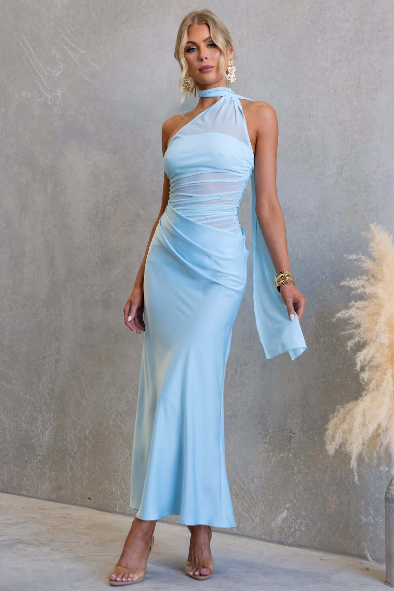 Linear Maxi Dress