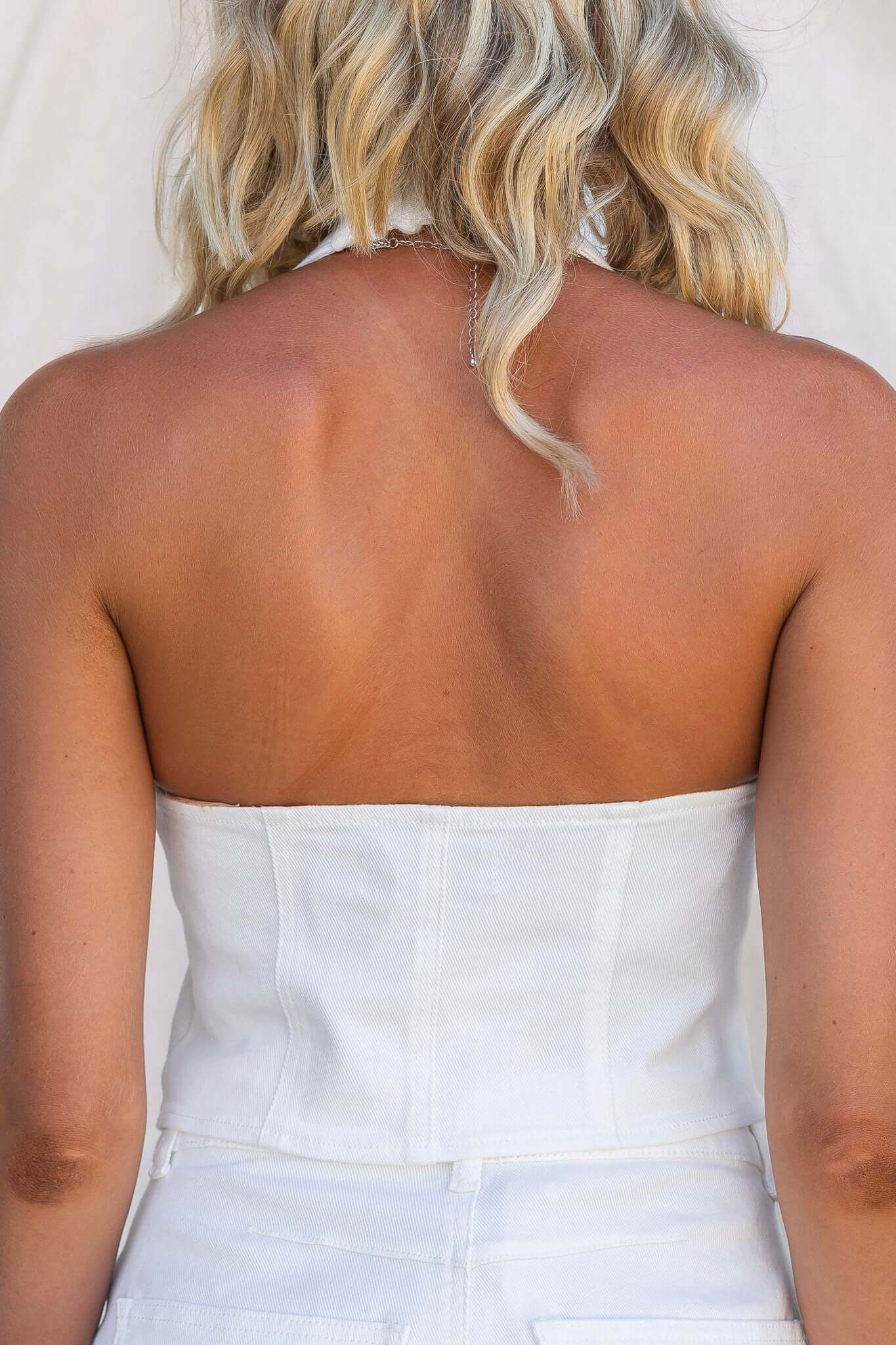 Lirena Denim Top - Image 8