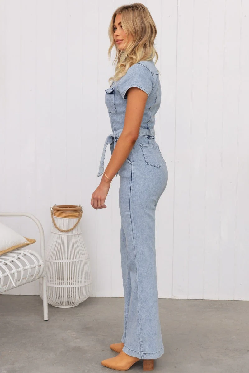 Louie Denim Jumpsuit - Image 4