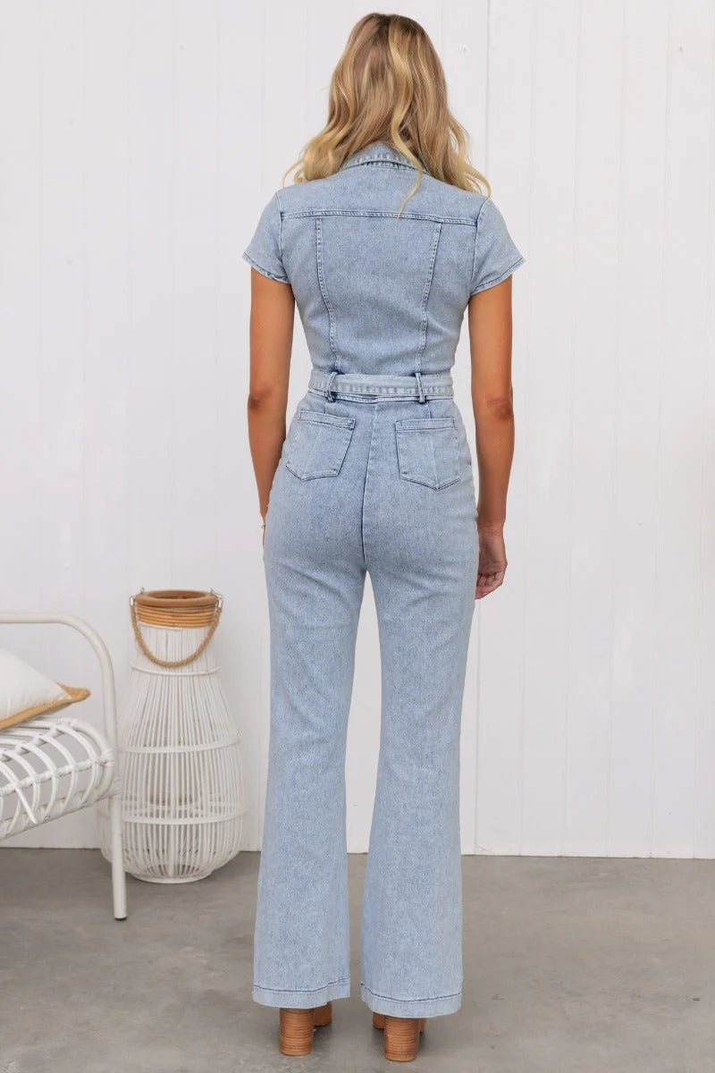 Louie Denim Jumpsuit - Image 5