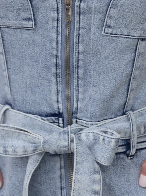 Louie Denim Jumpsuit - Image 7