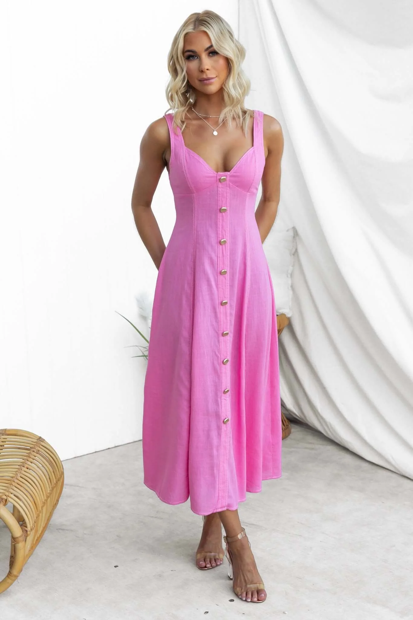 Lyre Midi Dress - Image 4