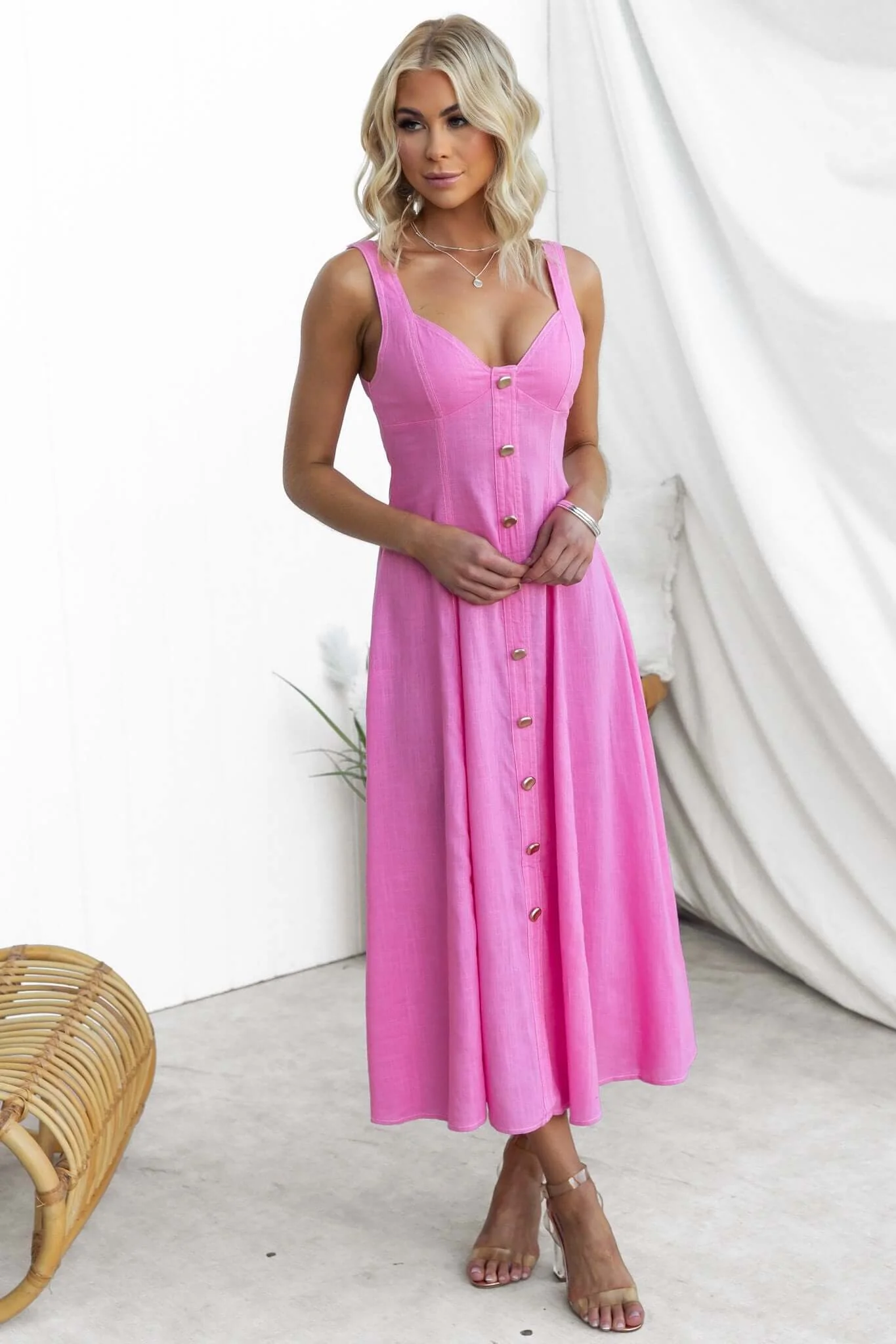 Lyre Midi Dress - Image 5