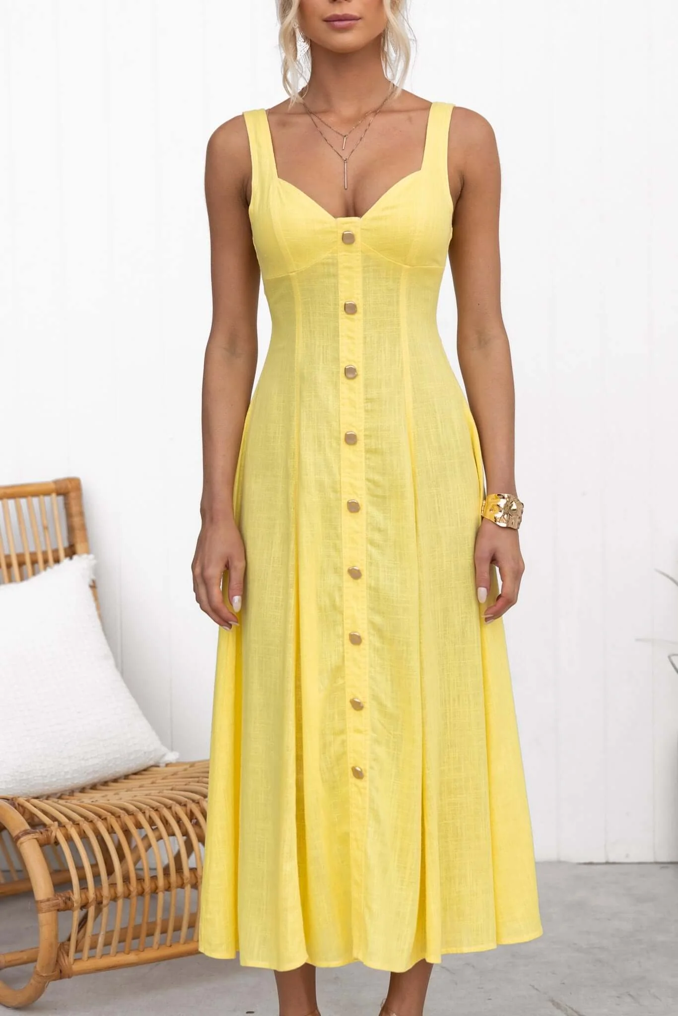 Lyre Midi Dress - Image 6