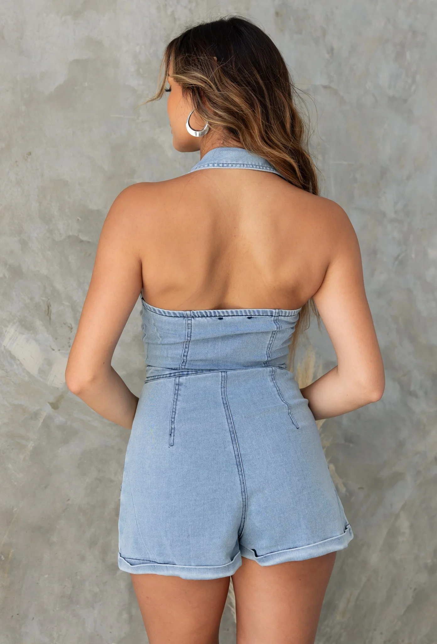 Lytton Denim Playsuit - Image 6
