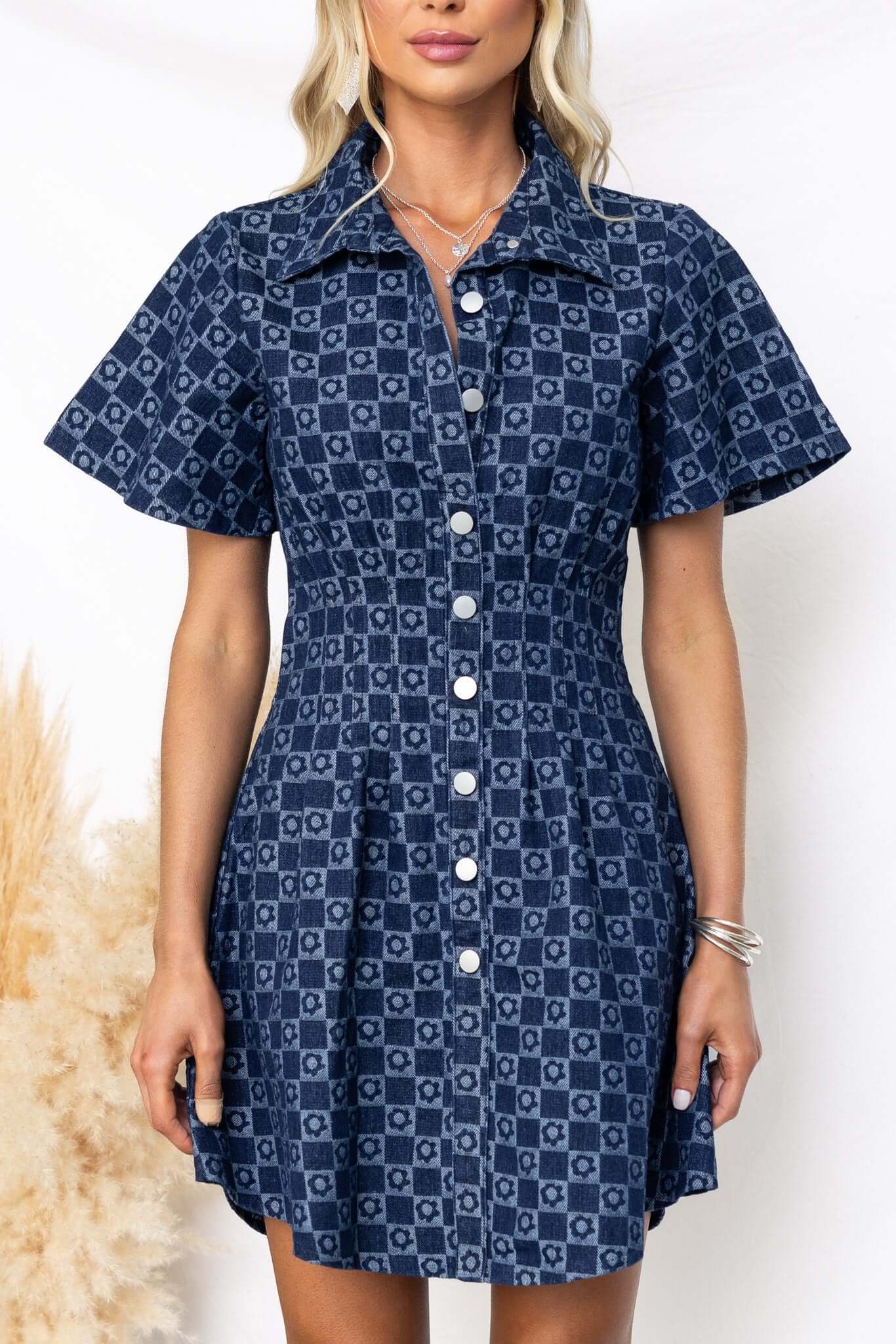 Mara Denim Dress - Image 10