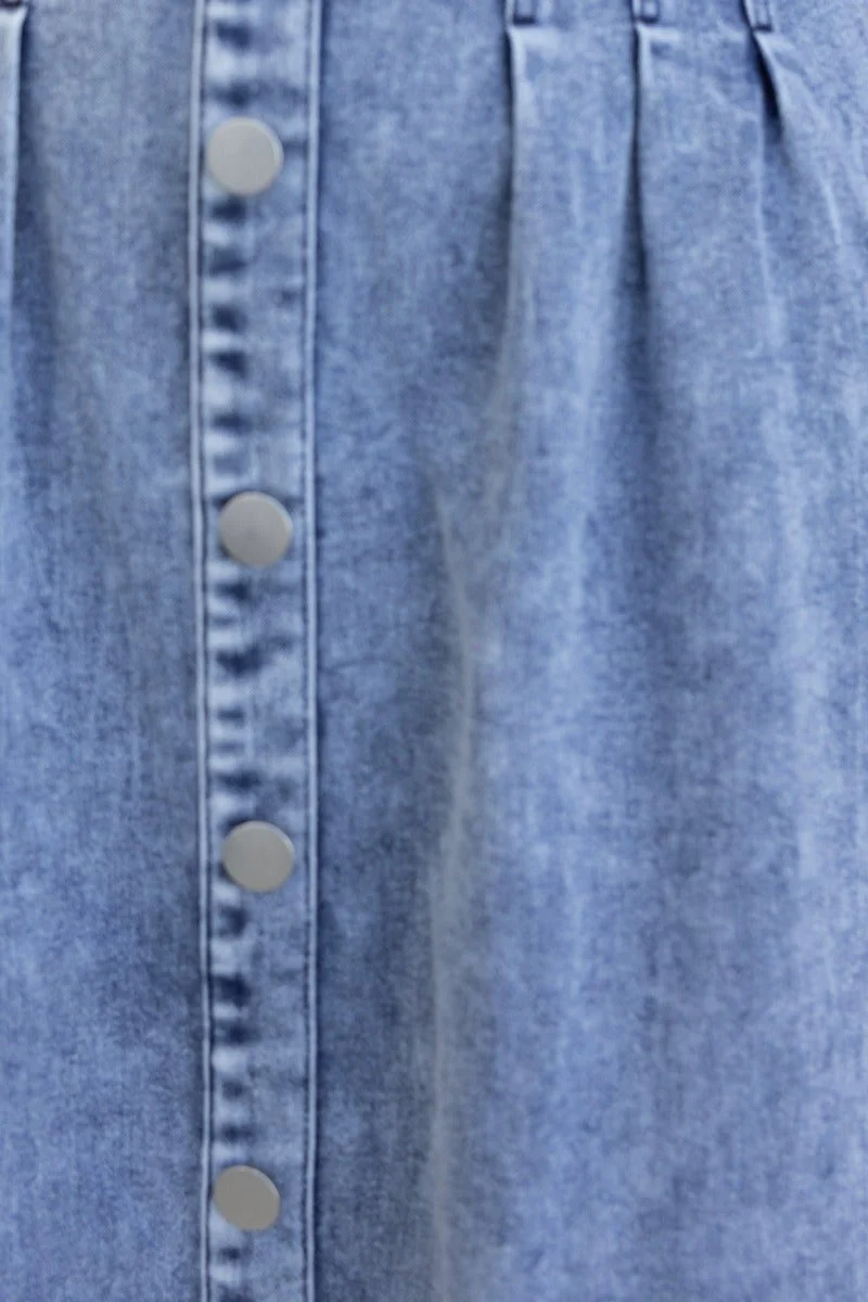 Mara Denim Maxi Dress - Image 7