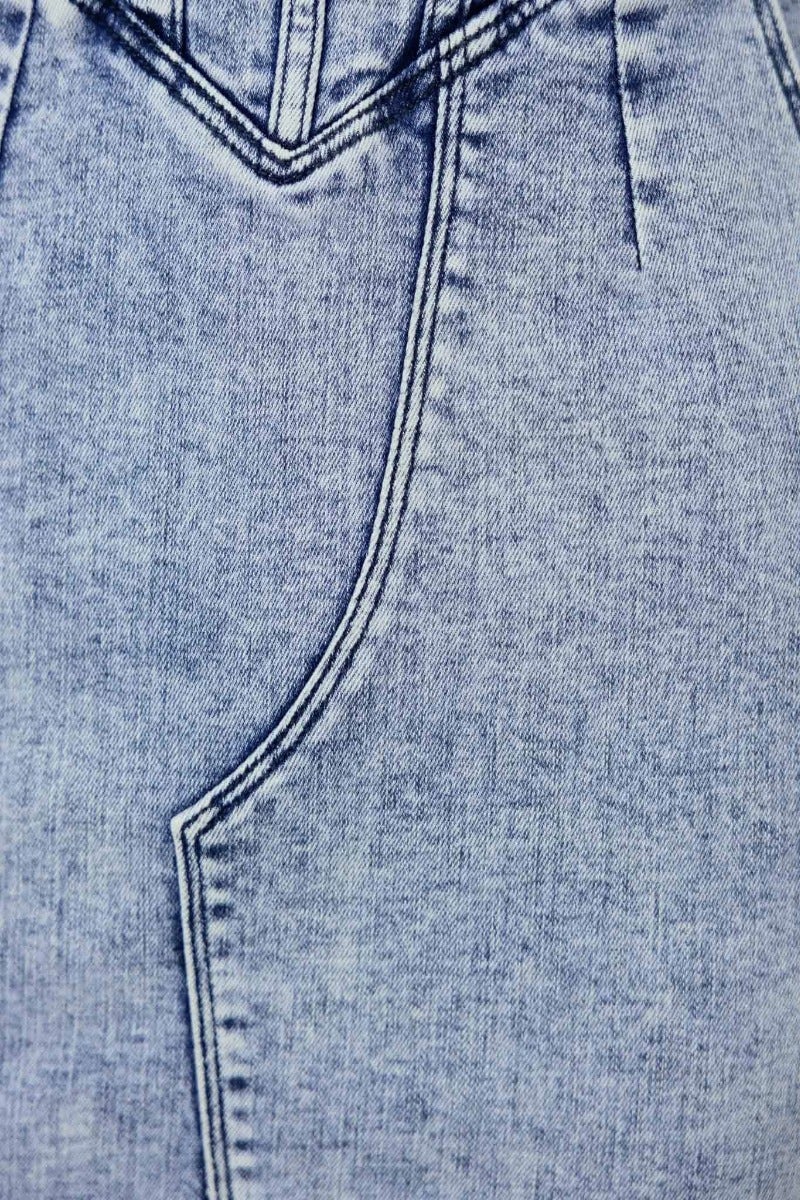 Maverick Denim Dress - Image 6