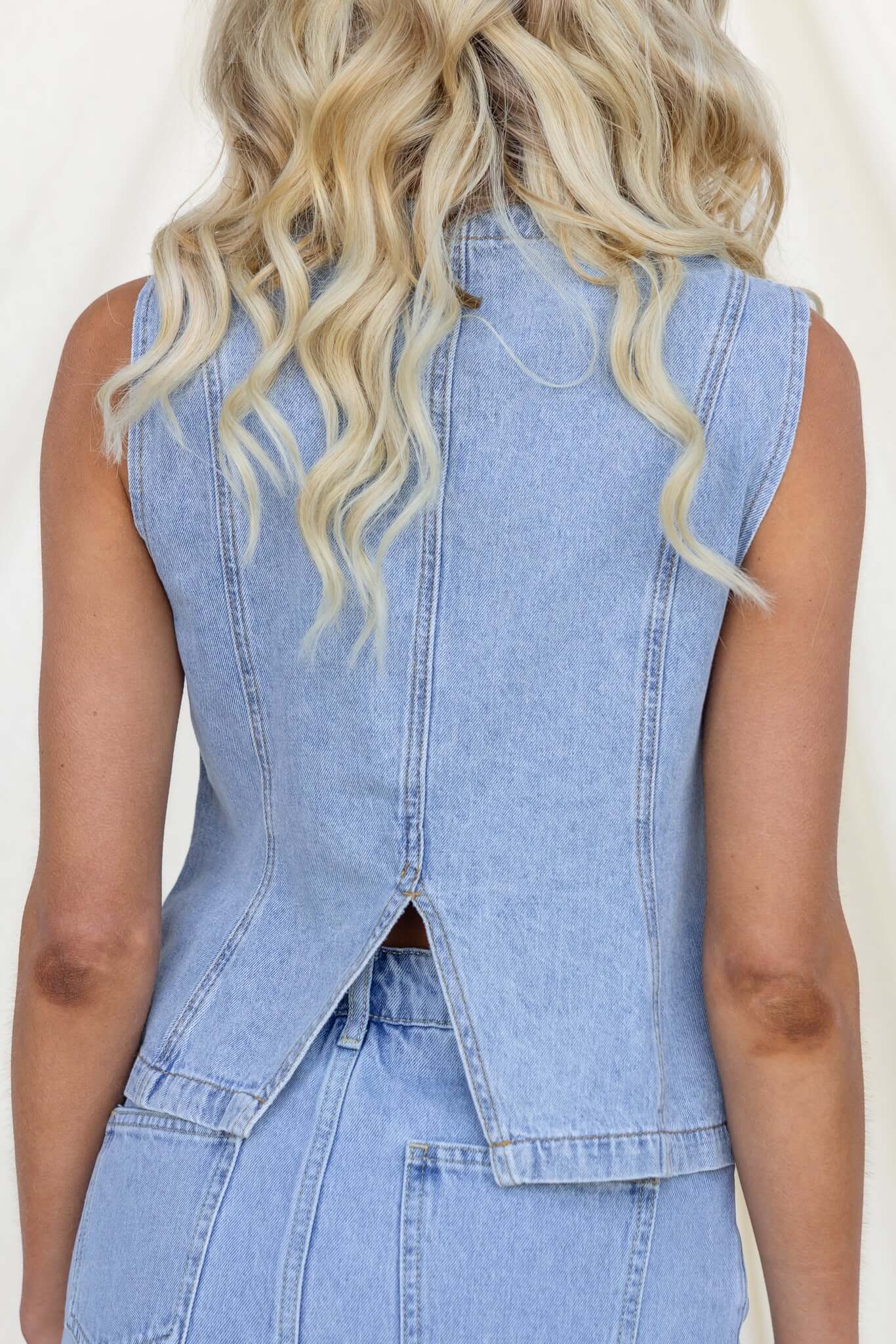 Melania Denim Top - Image 5