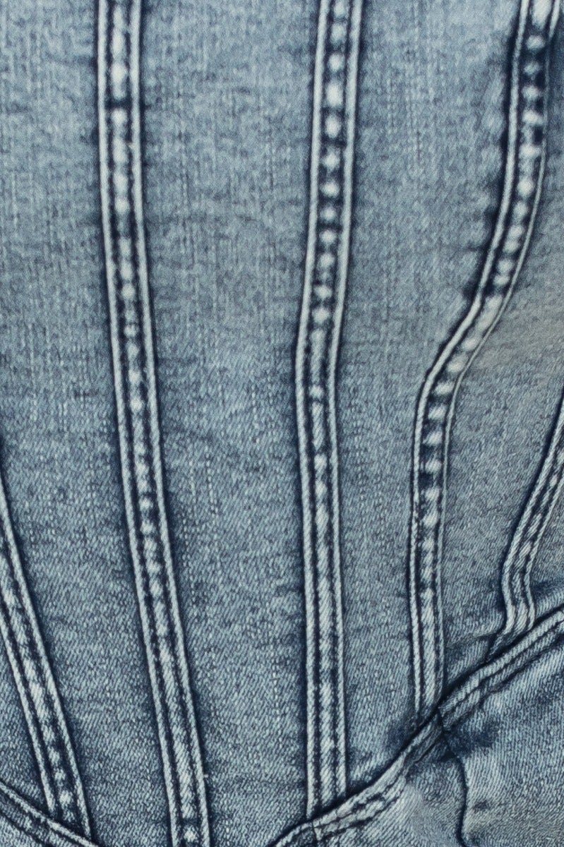 Miami Denim Dress - Image 10