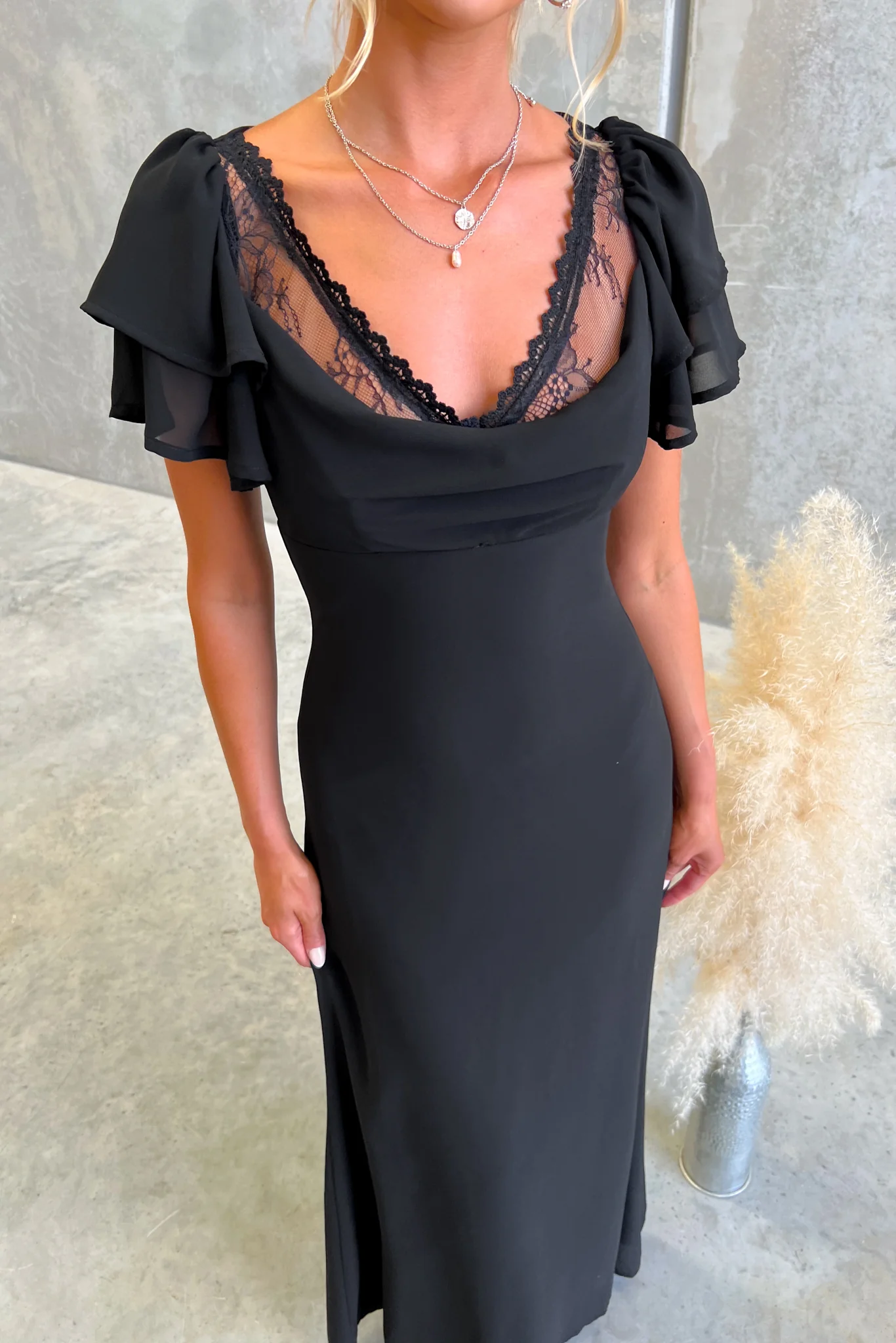 Midnight Charm Maxi Dress - Image 2