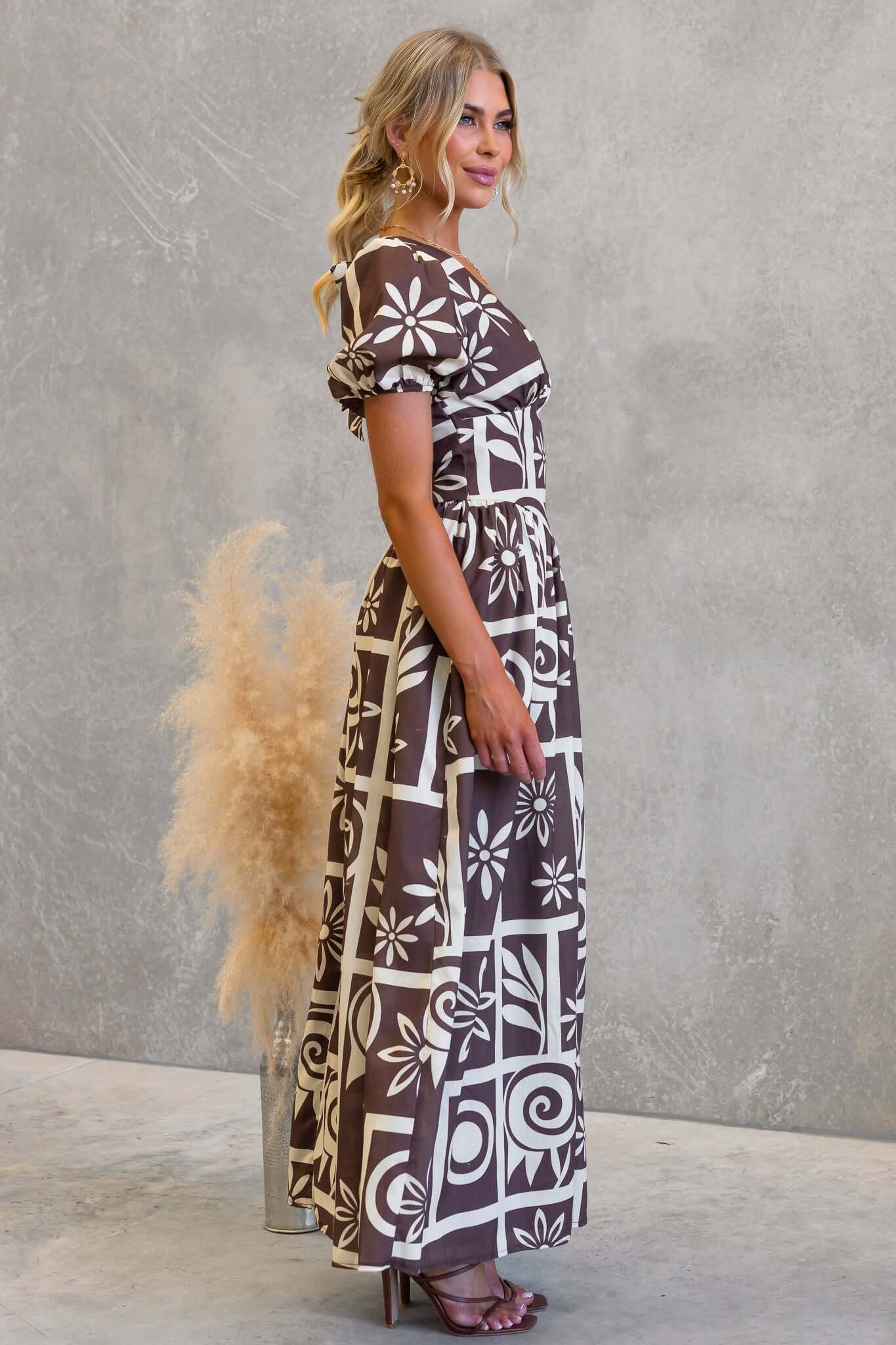 Mocha Mirage Maxi Dress - Image 6