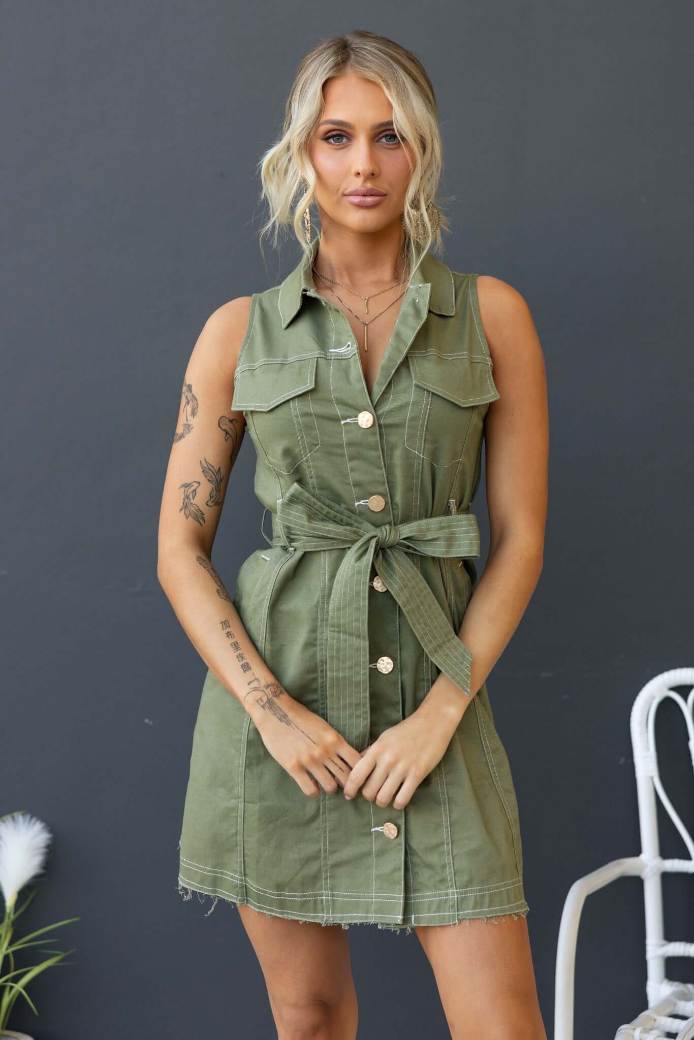Moore Denim Dress - Image 3