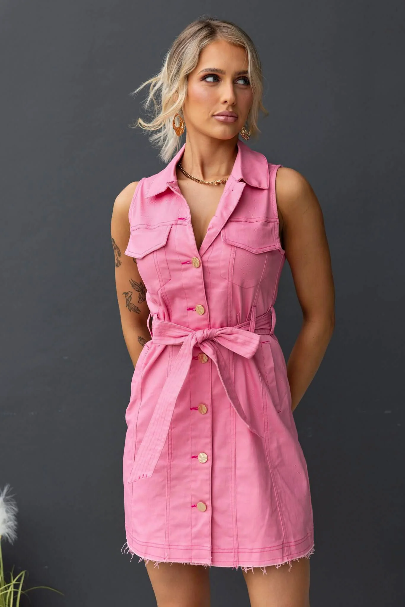 Moore Denim Dress