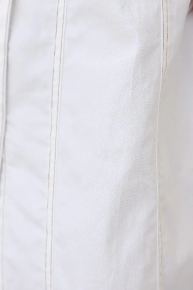 Morgan Denim Midi Dress - Image 6