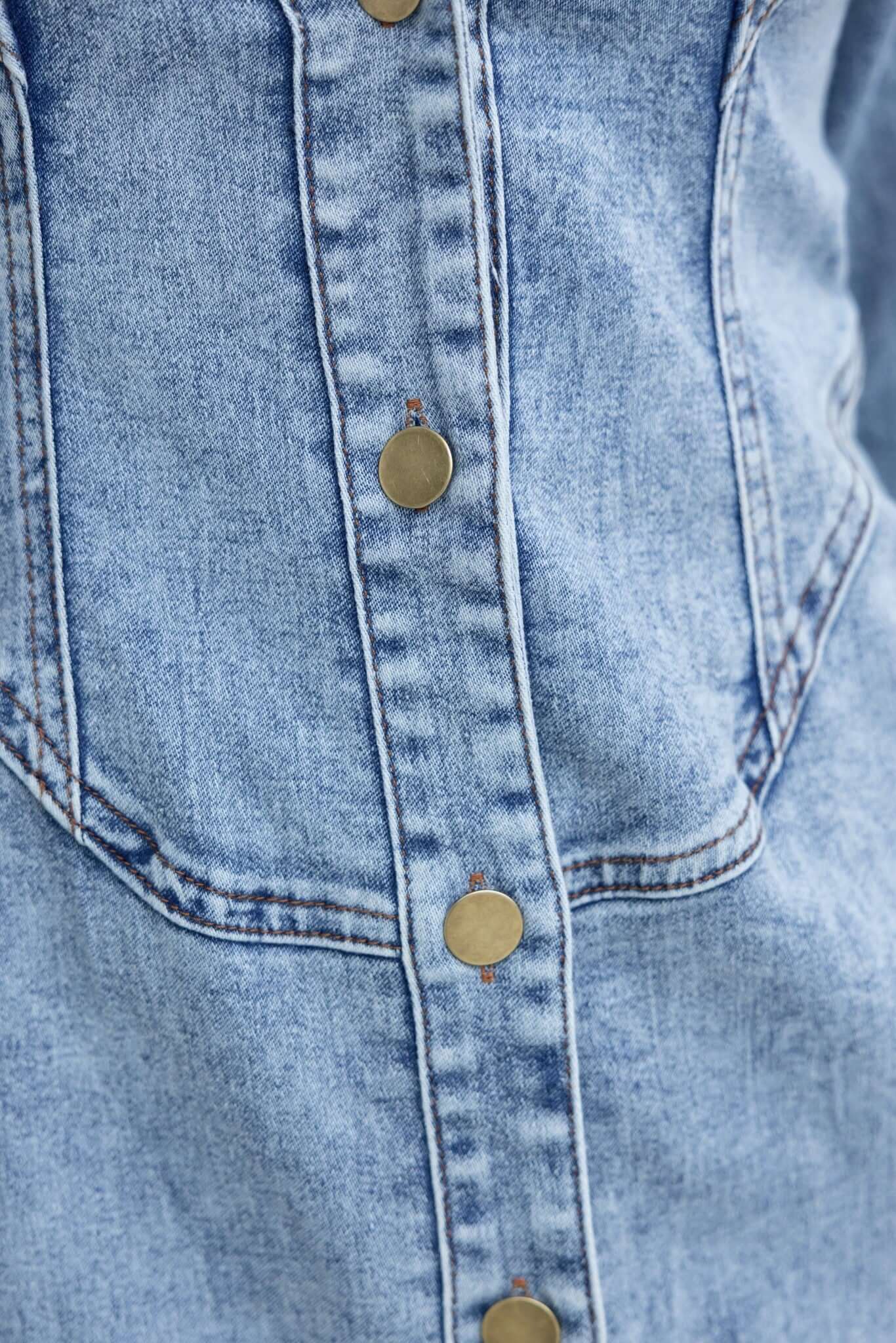 Morgi Denim Dress - Image 9