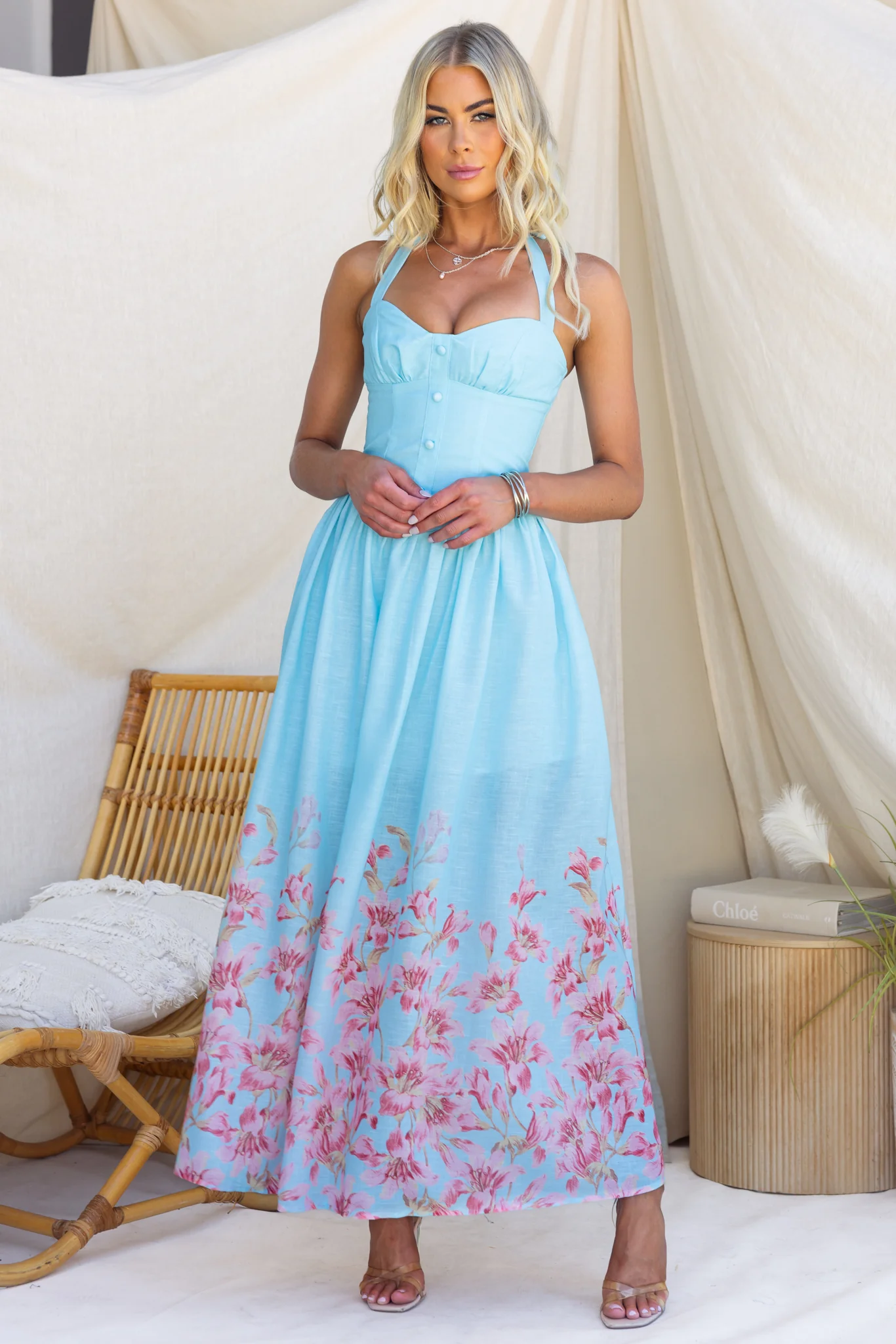 Morning Rose Maxi Dress - Image 4