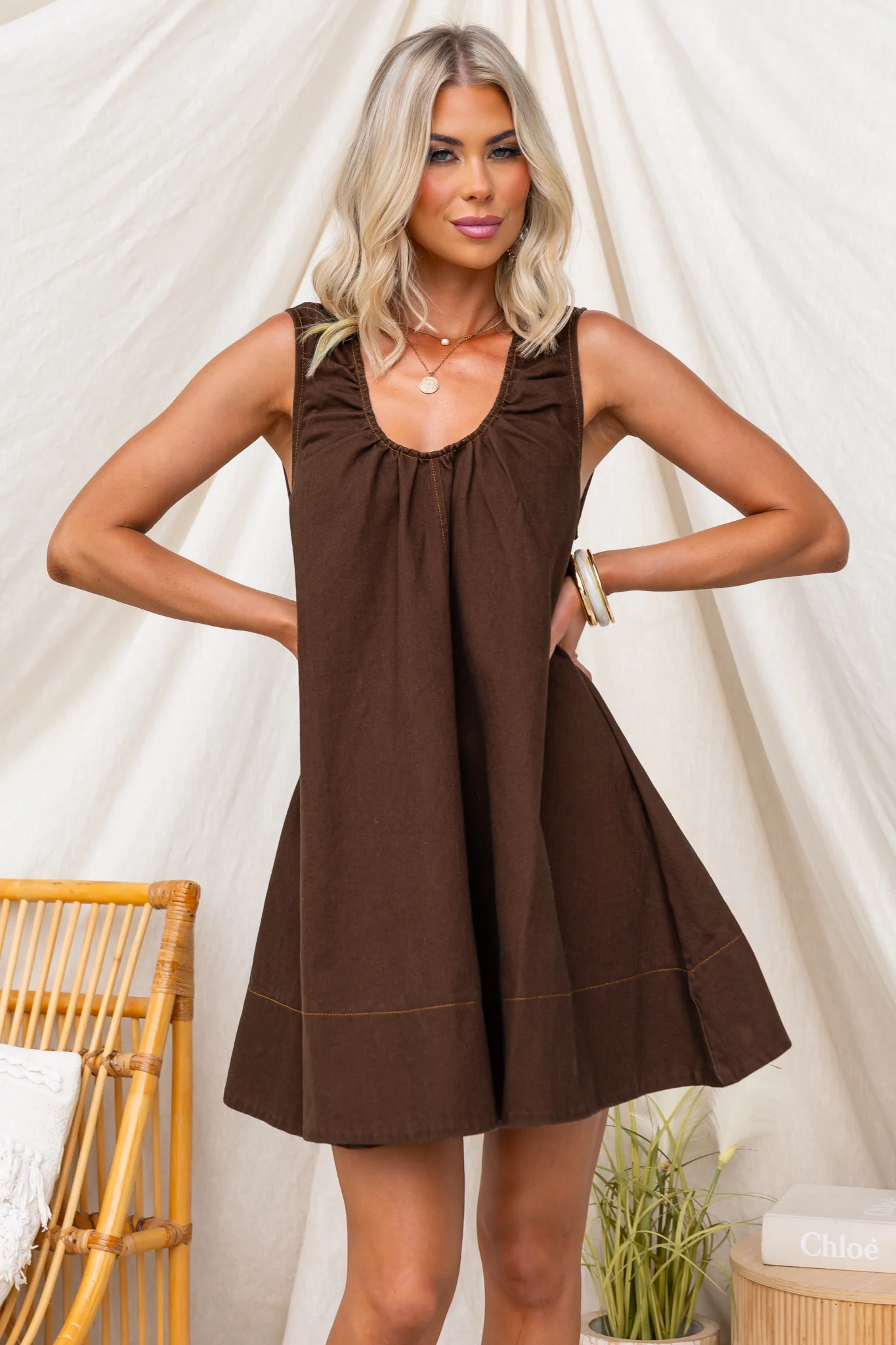 Muse Denim Dress - Image 4
