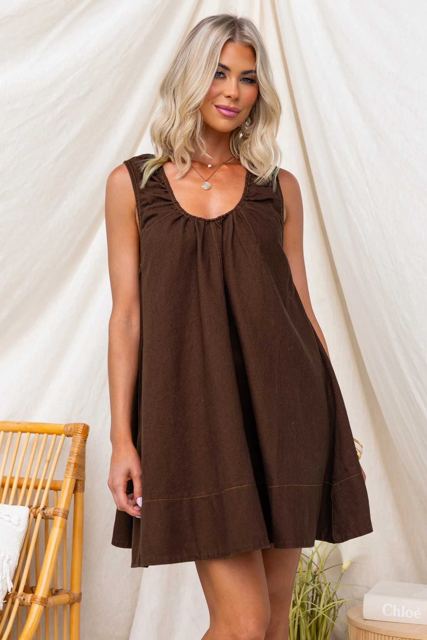 Muse Denim Dress - Image 5
