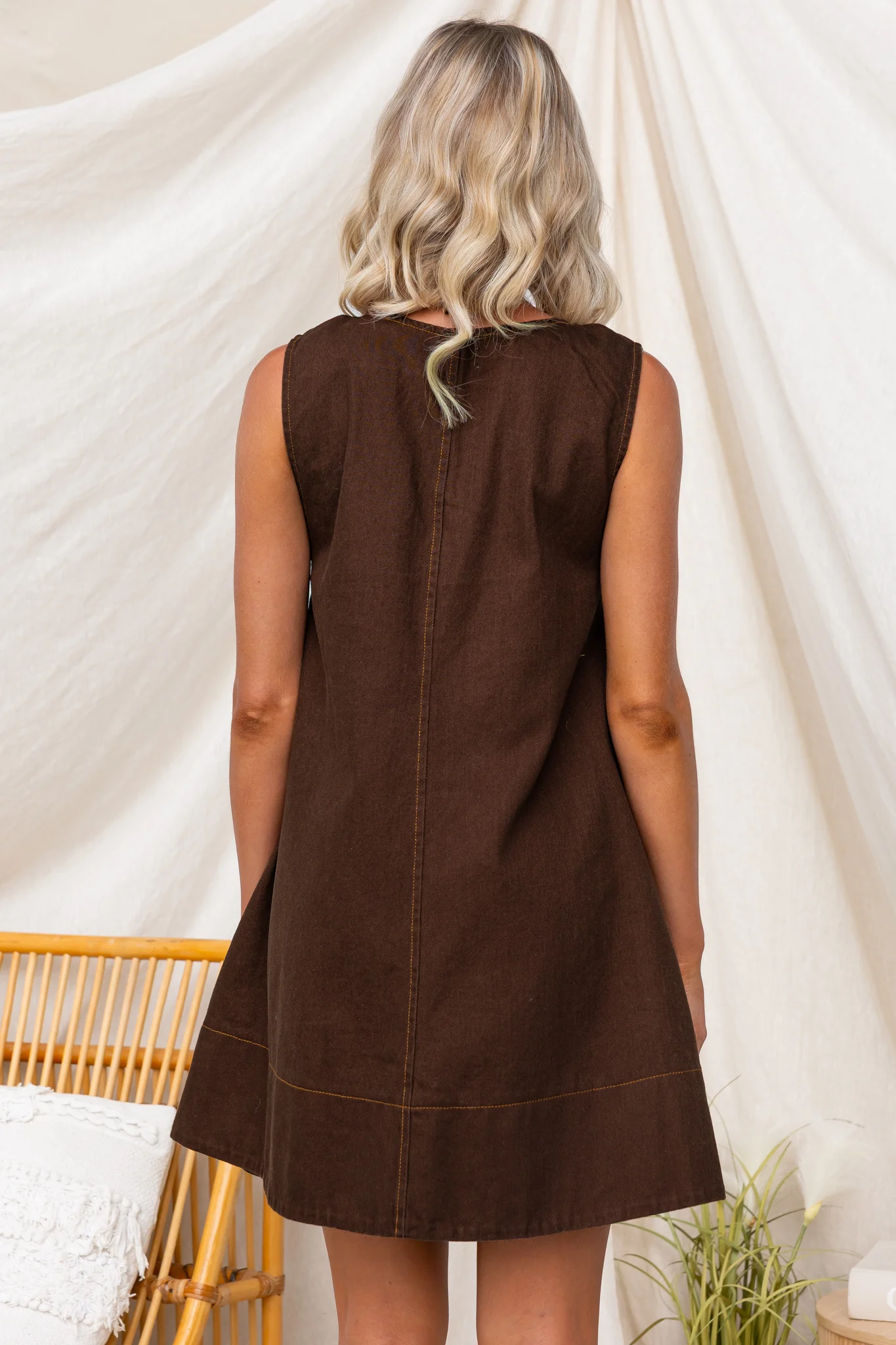 Muse Denim Dress - Image 7