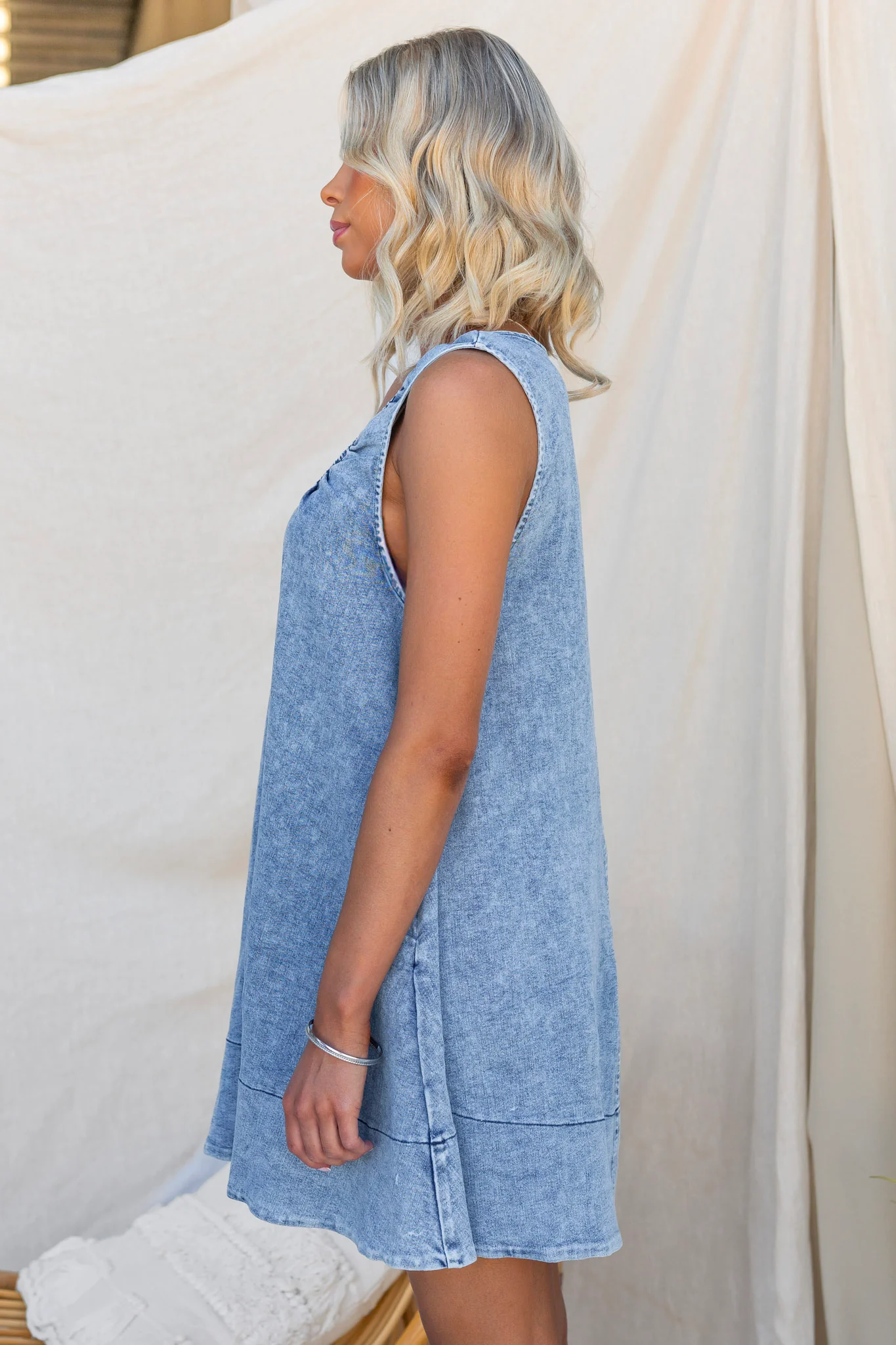Muse Denim Dress - Image 7