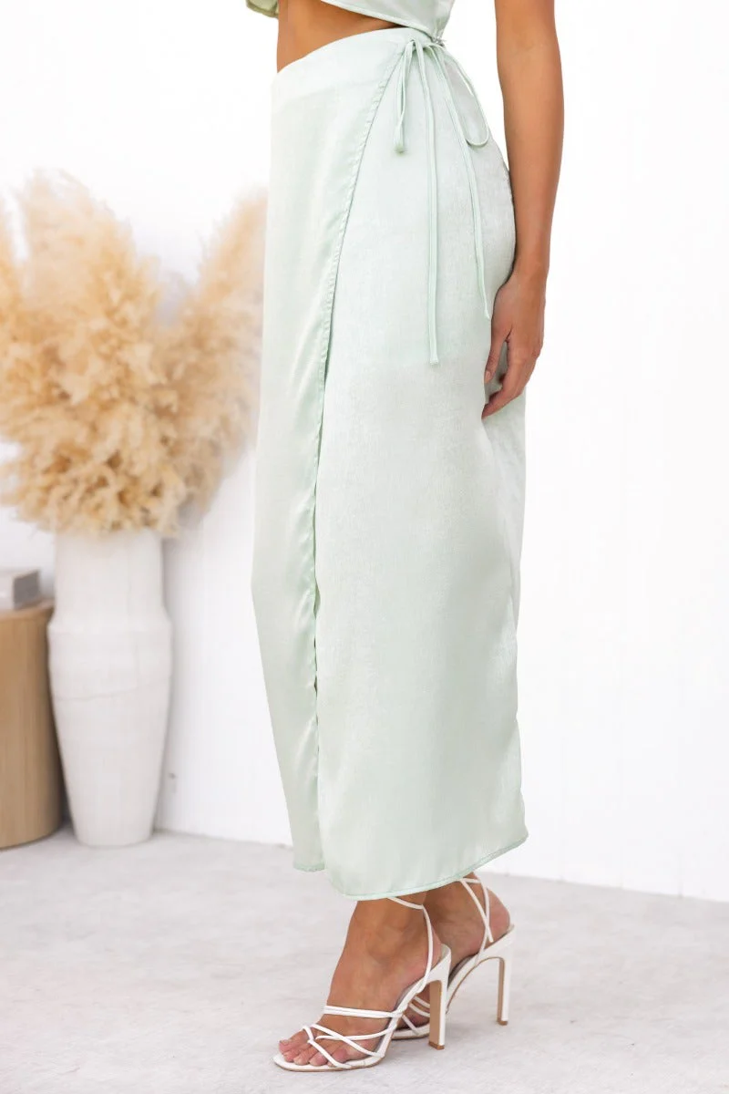 Nerida Wrap Midi Skirt - Image 5