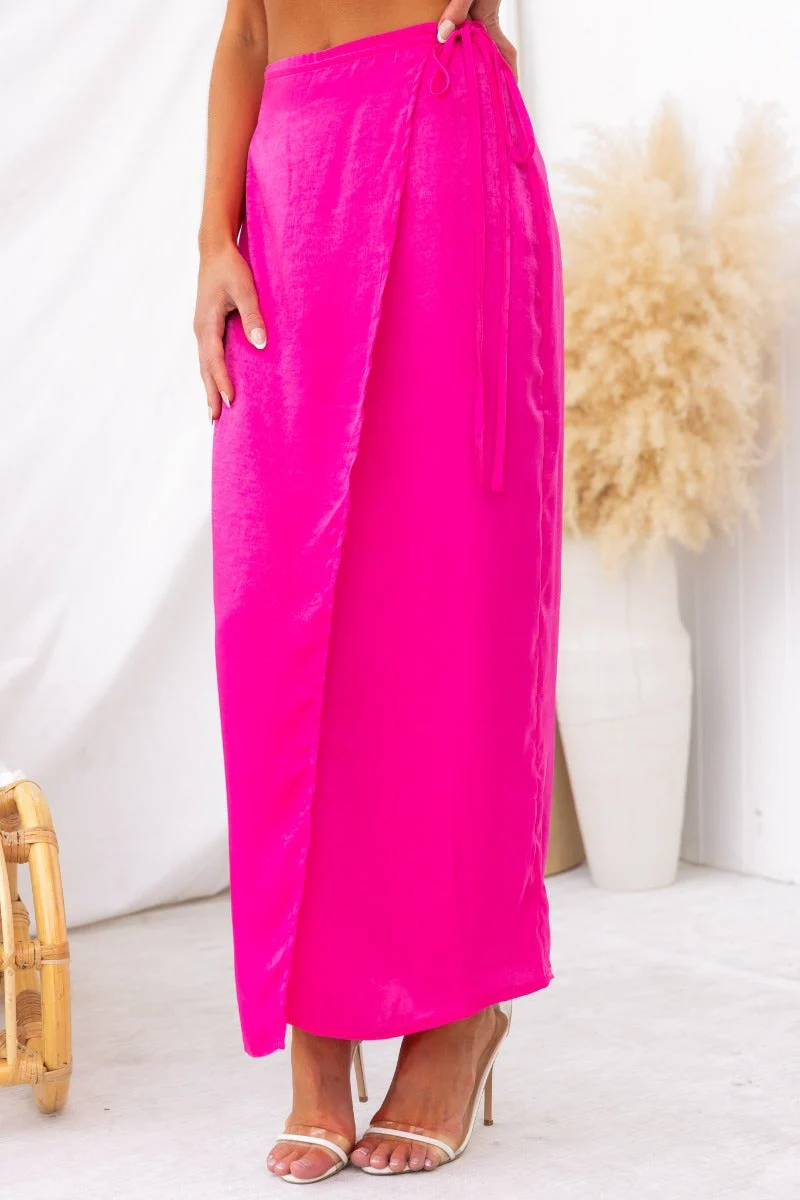 Nerida Wrap Midi Skirt - Image 5