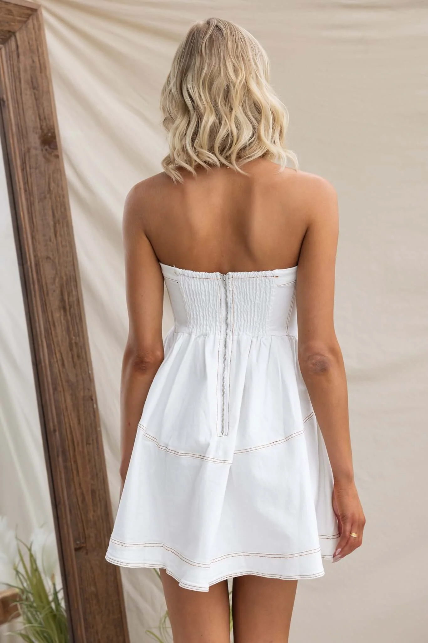 Never Again Denim Dress - Image 6