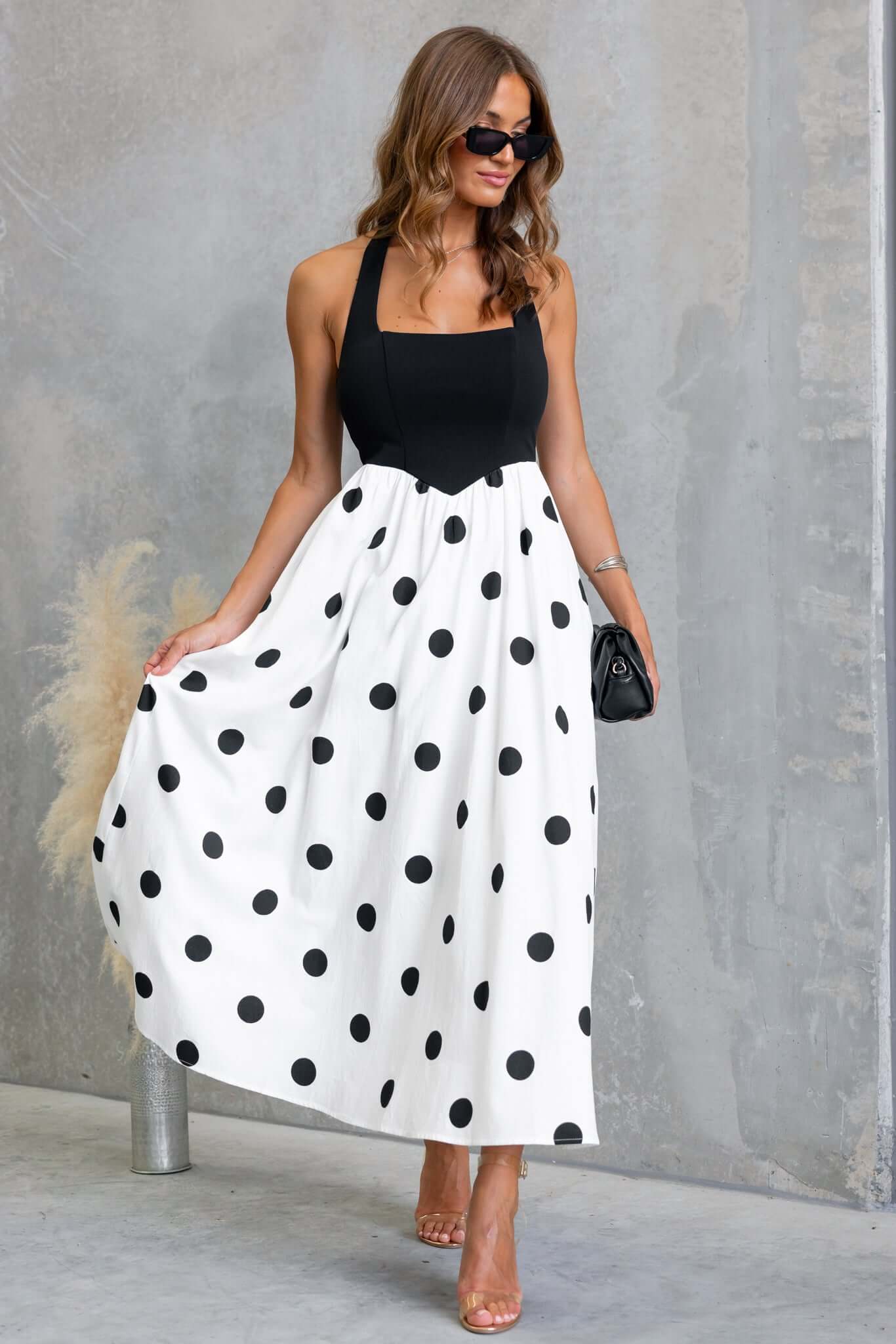 Noire Bloom Maxi Dress - Image 3