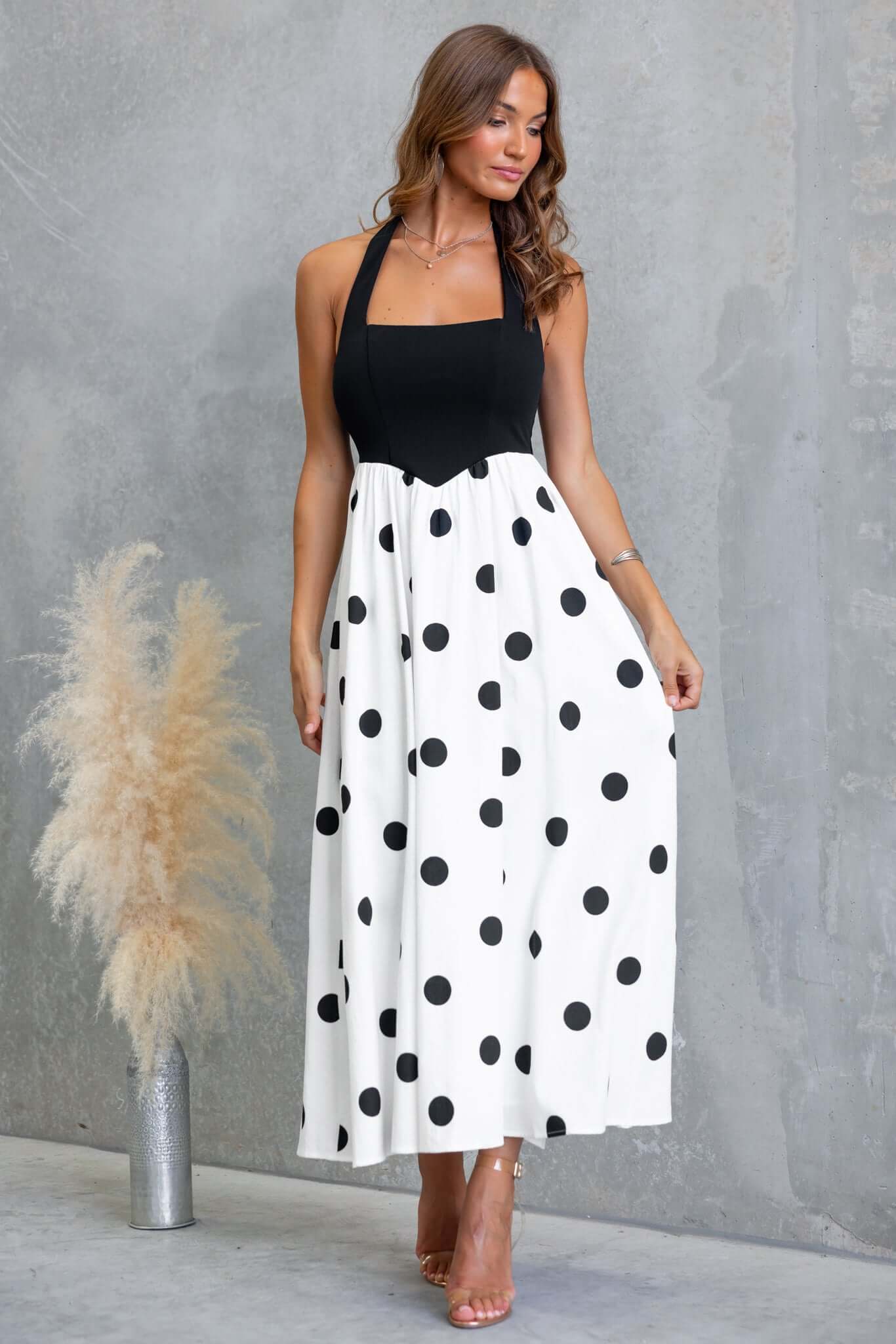 Noire Bloom Maxi Dress - Image 4