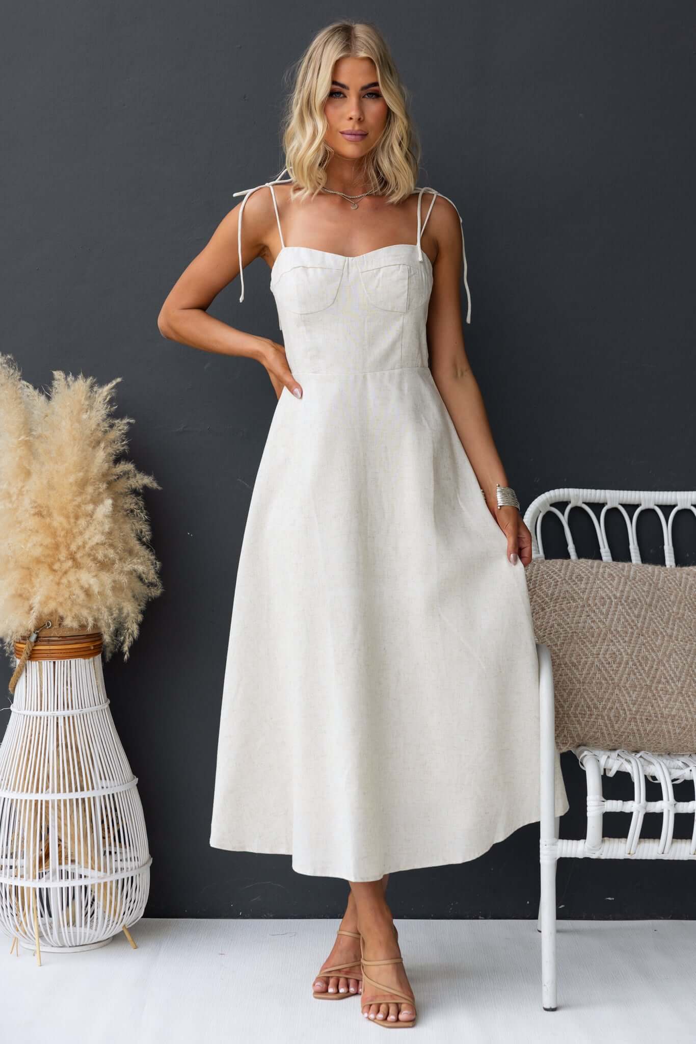 Norila Midi Dress - Image 3