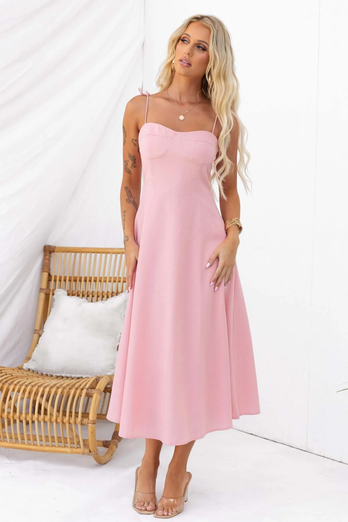 Norila Midi Dress - Image 4