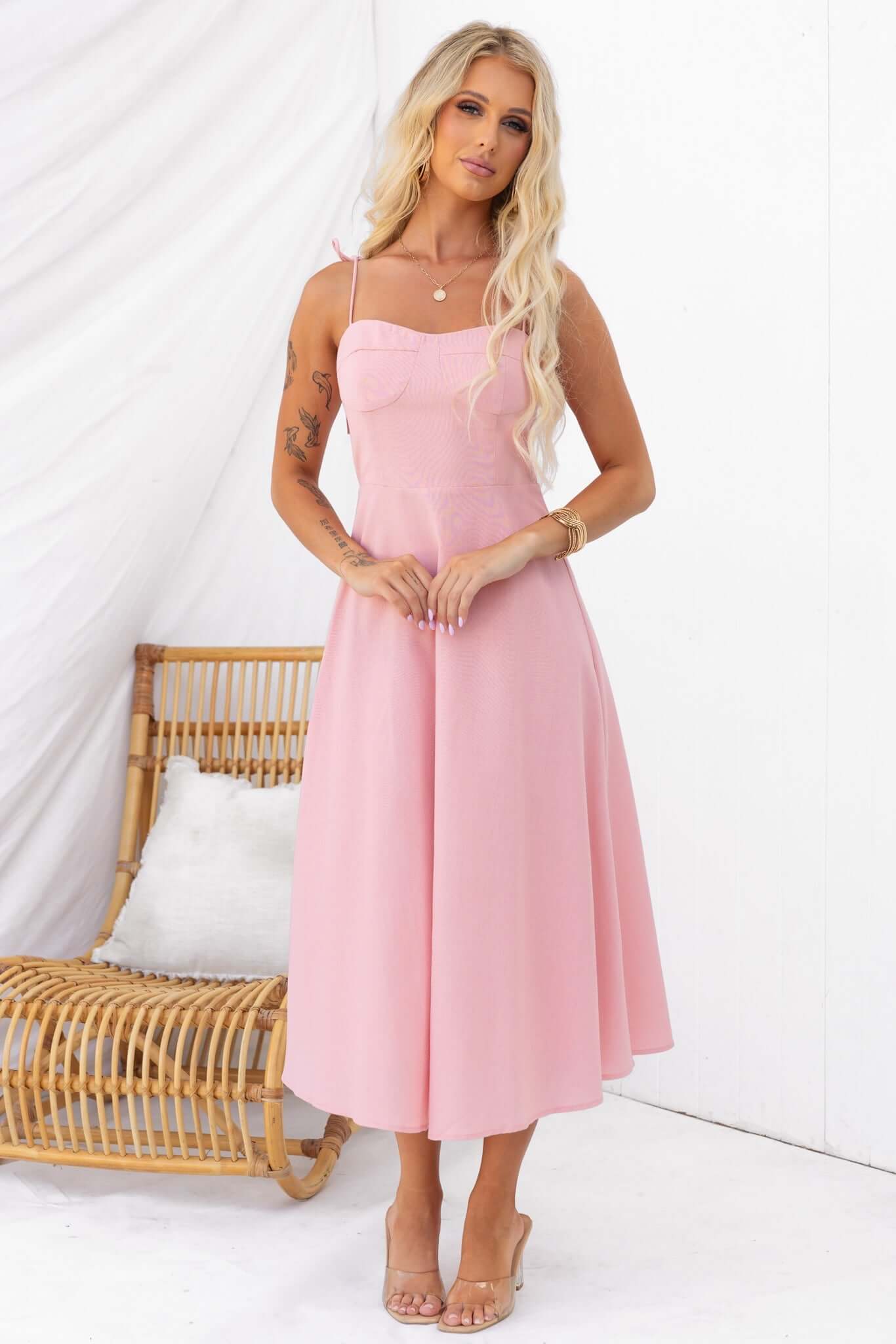 Norila Midi Dress - Image 5