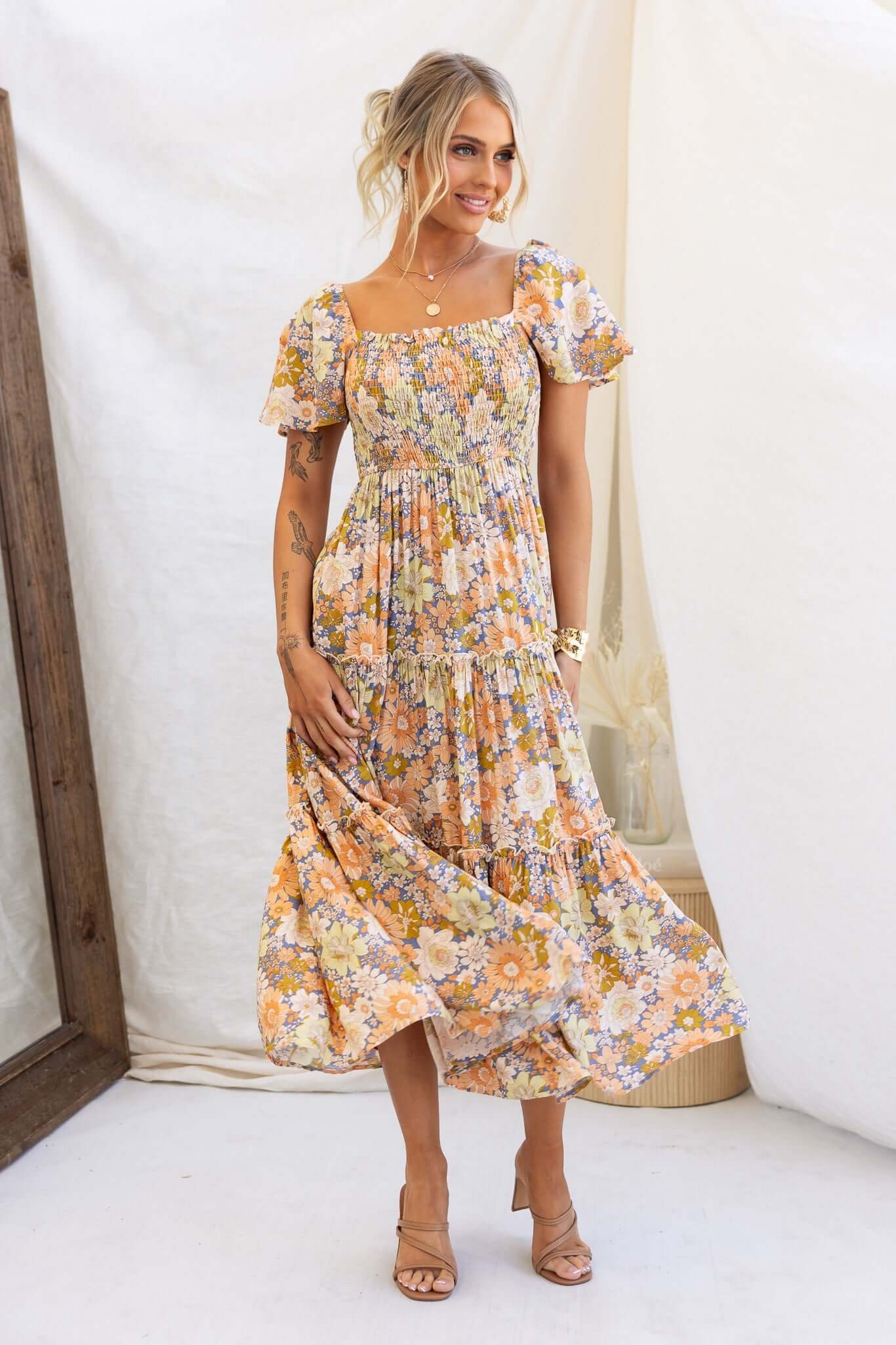 Nostalgic Maxi Dress - Image 2