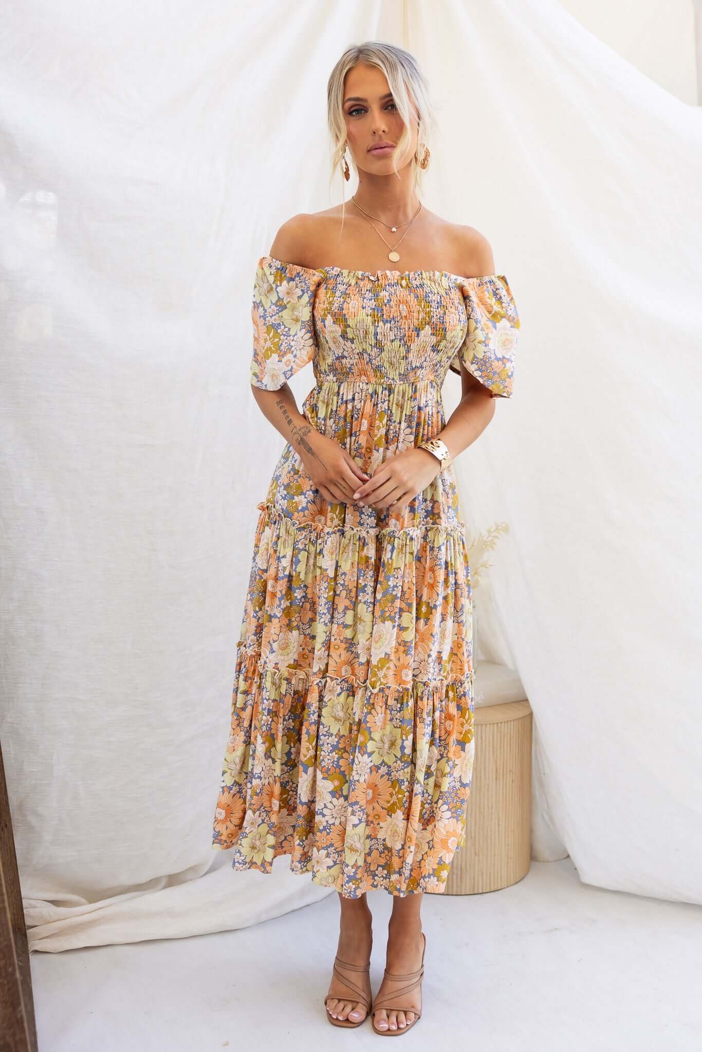 Nostalgic Maxi Dress - Image 3