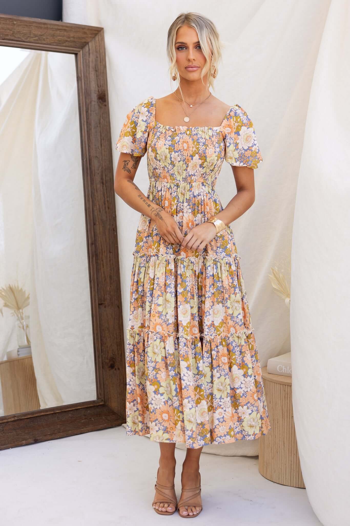 Nostalgic Maxi Dress - Image 4