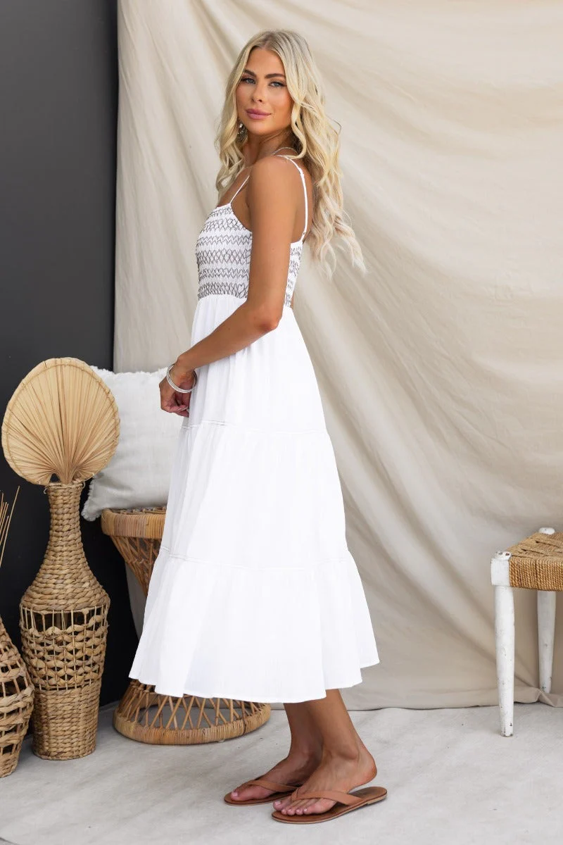 Ochre Midi Dress - Image 5