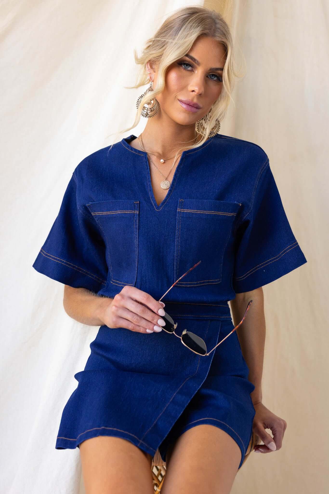 Ollie Denim Playsuit - Image 2