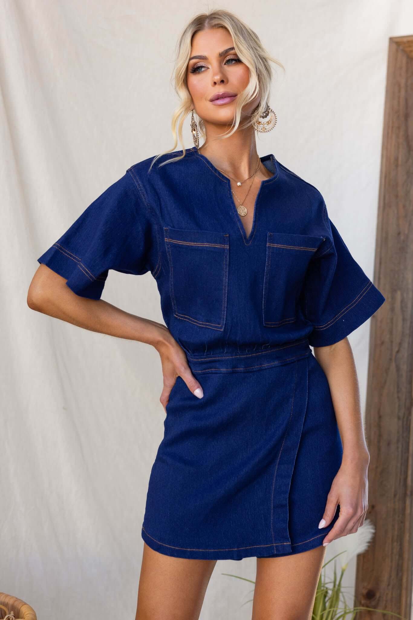 Ollie Denim Playsuit - Image 3