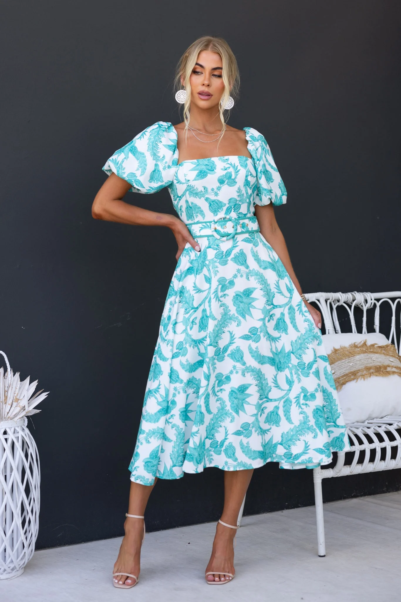 Omika Midi Dress - Image 3