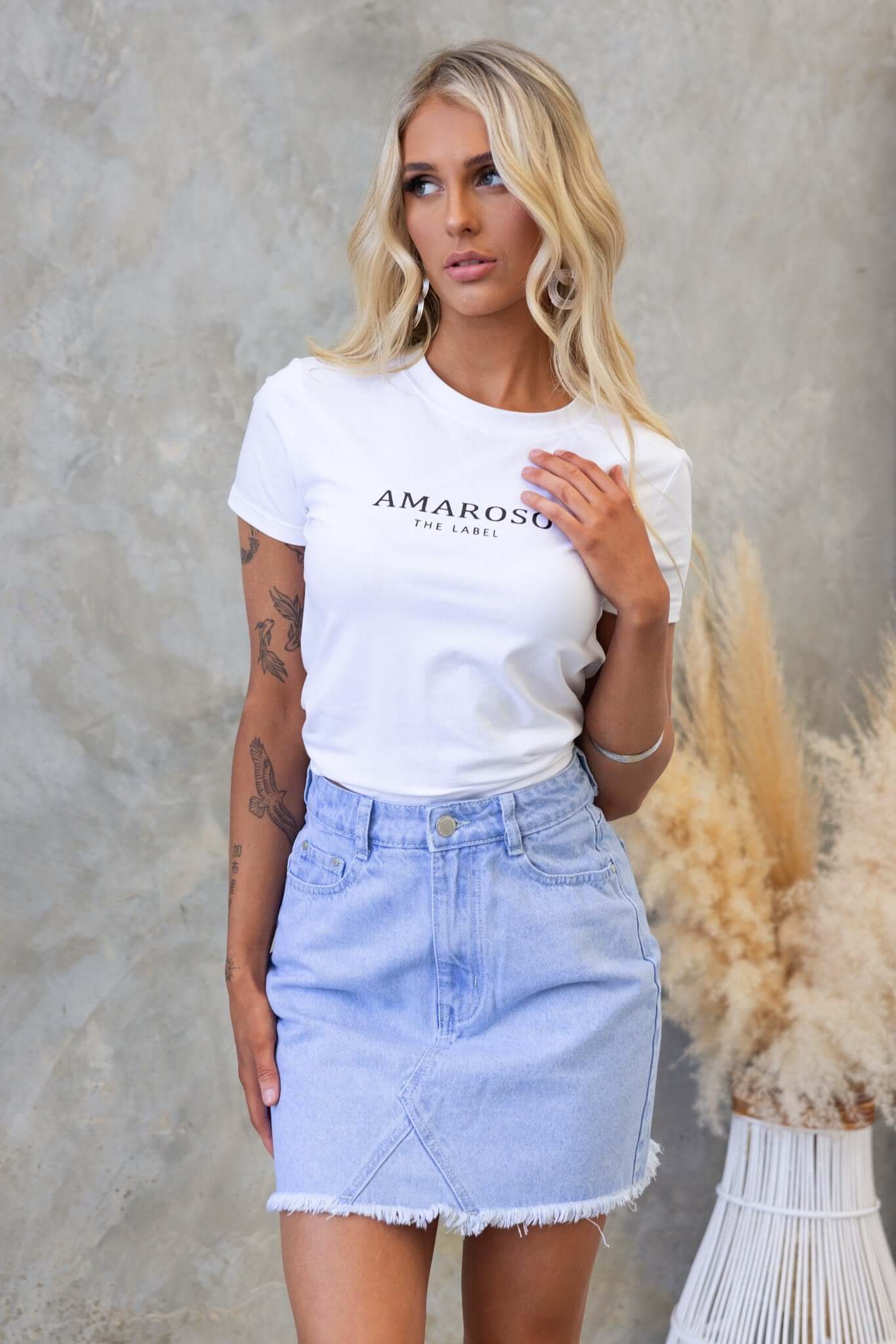 Orange County Denim Skirt - Image 3