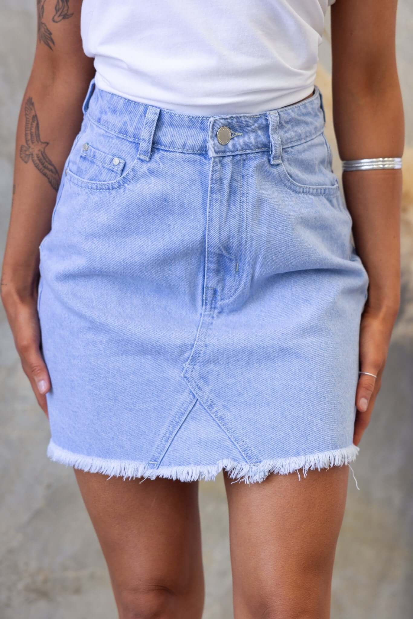Orange County Denim Skirt - Image 4