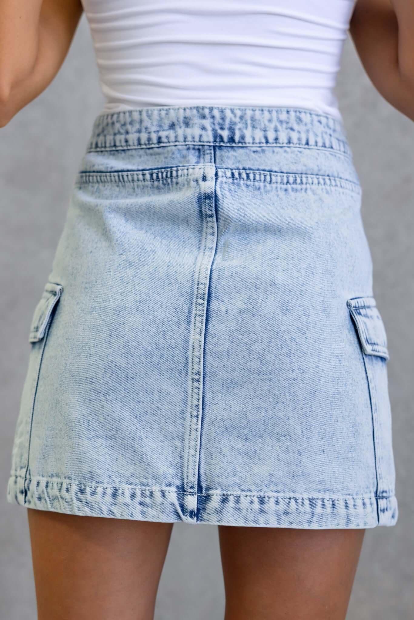 Osment Denim Skirt - Image 8