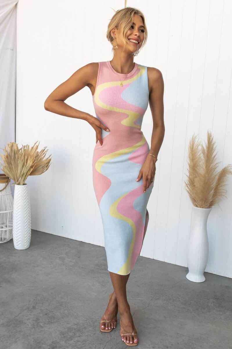 Paddle Pop Midi Dress - Image 3