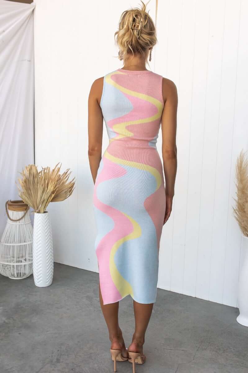 Paddle Pop Midi Dress - Image 5